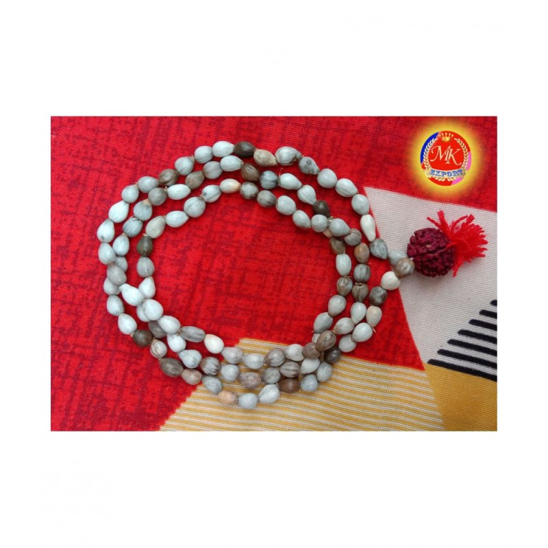 M.K.EXPORT Lab Certified Natural Vaijanti mala, For pooja and jaap by lord Krishna, Ganesha, Laxmi