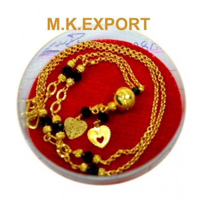M.K.EXPORT Latest Stylish Gold Plated Traditional Traditional Mangalsutra chain For Women and girl