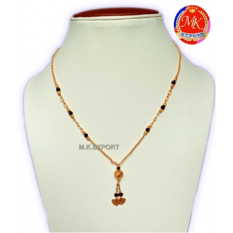 M.K.EXPORT Latest Stylish Gold Plated Traditional Traditional Mangalsutra chain For Women and girl