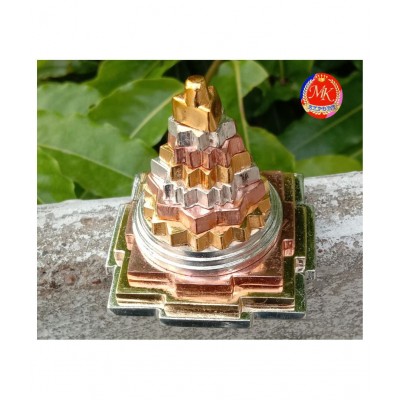 M.K.EXPORT Meru shree yantra Ashtha dhatu