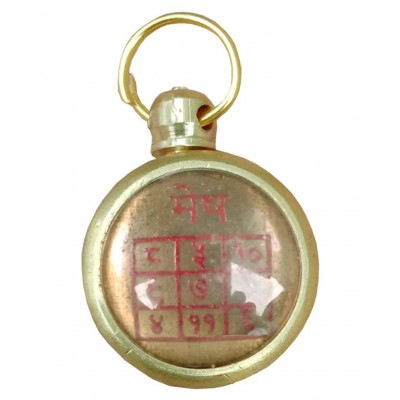 M.K.EXPORT Mesh Rashi Yantra Locket Mesh Rashi Yantra Locket