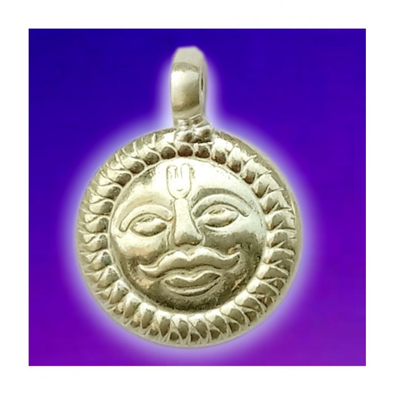 M.K.EXPORT Pure silver Surya pendant Locket 92.5% purity Use for  babykids  child men & women