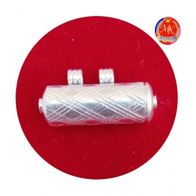 M.K.EXPORT Taveez Charm Amulet Locket Pendant Luck Protection Silver plated openable hollow Tabeez Spiritual