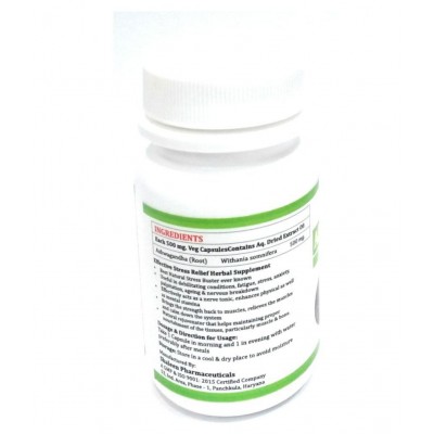 MORSAN HEALTHCARE AHWAGANDHA CAPSULES  Capsule 500 mg Pack Of 1