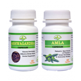 MORSAN HEALTHCARE Ashwagandha Capsules 500 mg and  Amalki Capsule 500 mg Pack Of 2