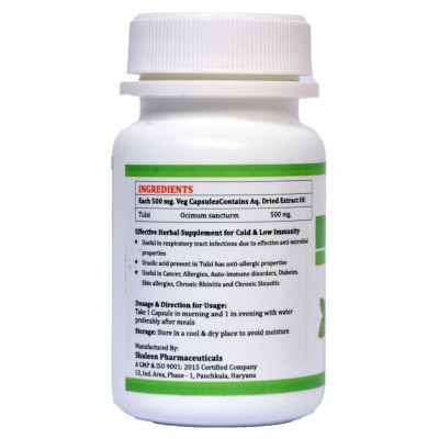 MORSAN HEALTHCARE Ashwagandha Capsules 500 mg and Tulsi Capsule 500 mg Pack Of 2