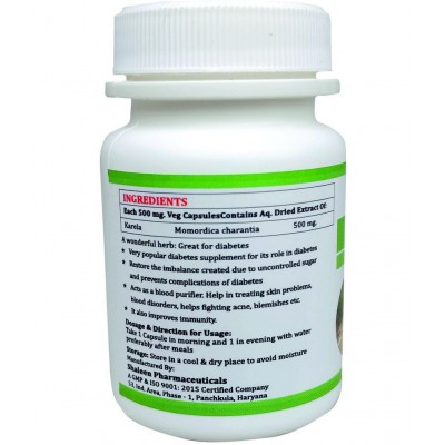 MORSAN HEALTHCARE Karela Capsule 500 mg Pack Of 1