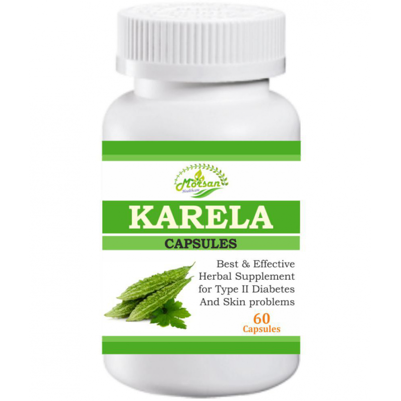 MORSAN HEALTHCARE Karela Capsule 500 mg Pack Of 1 MORSAN HEALTHCARE Karela Capsule 500 mg Pack Of 1