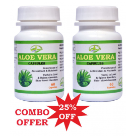 MORSAN HEALTHCARE MORSAN ALOEVERA CAPSULES Capsule 500 mg Pack Of 2