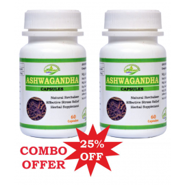 MORSAN HEALTHCARE MORSAN ASHWAGANDHA CAPSULES Capsule 500 mg Pack Of 2