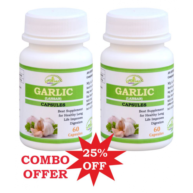 MORSAN HEALTHCARE MORSAN' GARLIC CAPSULES Capsule 500 mg Pack Of 2