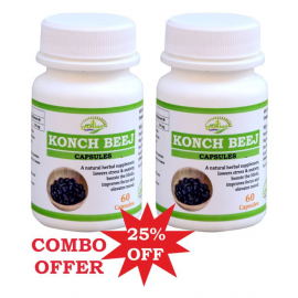 MORSAN HEALTHCARE MORSAN' KONCH BEEJ CAPSULES Capsule 500 mg Pack Of 2