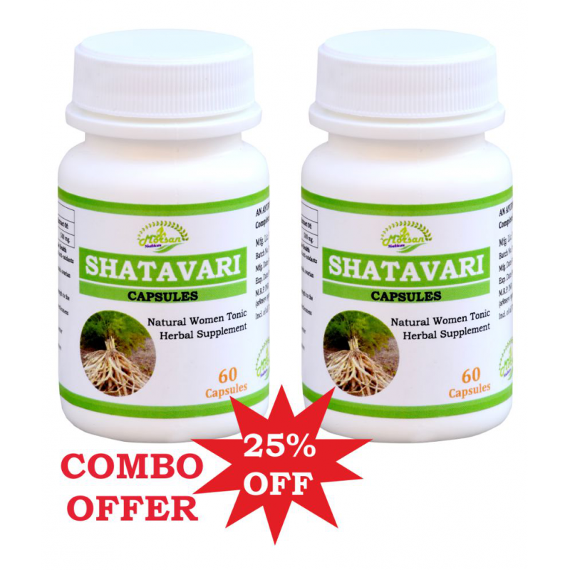 MORSAN HEALTHCARE MORSAN SHATAVARI Capsule 500 mg Pack Of 2