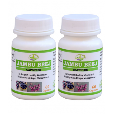 MORSAN HEALTHCARE MORSAN'S JAMBU BEEJ CAPSULES Capsule 500 mg Pack Of 2