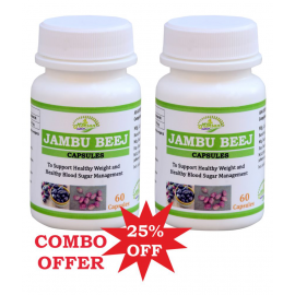 MORSAN HEALTHCARE MORSAN'S JAMBU BEEJ CAPSULES Capsule 500 mg Pack Of 2