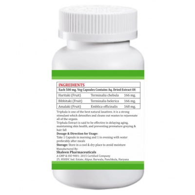 MORSAN HEALTHCARE TRIPHALA CAPSULES Capsule 500 mg Pack Of 1 MORSAN HEALTHCARE TRIPHALA CAPSULES Capsule 500 mg Pack Of 1