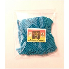Madurai Products Blue WICKS THIRI Batti Long Cotton Wicks or Diya Batti Navratri Special Jyoti Batti Pack LENGTH 9CM X HEIGHT 9CM   X 5MM WIDTH - 108 PIECES Madurai Products Blue WICKS THIRI Batti Long Cotton Wicks or Diya Batti Navratri Special Jyoti Batti Pack LENGTH 9CM X HEIGHT 9CM   X 5MM WIDTH - 108 PIECES