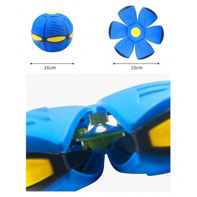 Magic Ball Decompression Multi-Function Throw Disc Ball with LED Light- Multicolor