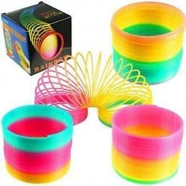Magic Rainbow Spring Toy Magic Spring Set of 4 (Multi Color)