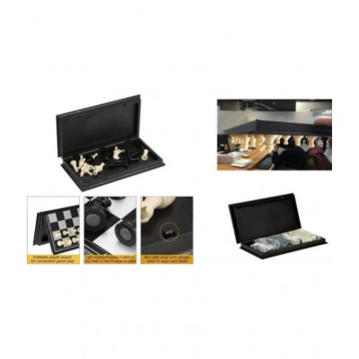 Magnetic Educational Chess Board Set with Folding Chess Board Travel Toys for Kids and Adults.