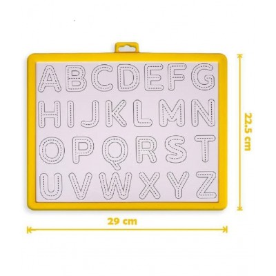 Magnetic Learn to Write Capital & Small Letters with Write & Wipe Magnetic Board  (Red)