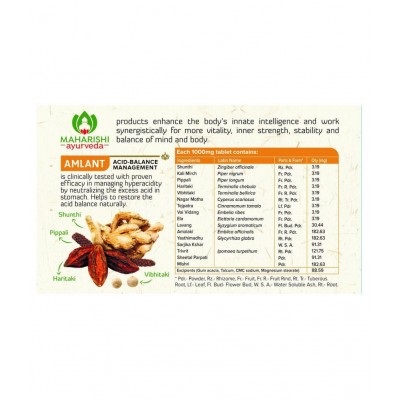 Maharishi Ayurveda Amlant Tablet 60 no.s