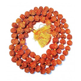 Malabar Gems 5 Mukhi Nepal Rudraksha Mala with 108+1 Beads (4 mm) Original Japa Mala Malabar Gems 5 Mukhi Nepal Rudraksha Mala with 108+1 Beads (4 mm) Original Japa Mala