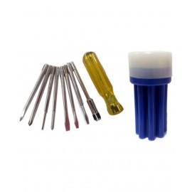 Mansarovar Multicolour Screwdriver Kit with Box - Set Of 8 Pieces