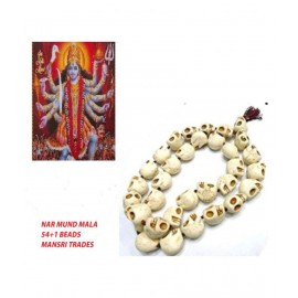 Mansri Trades  Nar Mund Mala For Kali Puja, Bherav Puja And Wearing 54+1 Beads Mansri Trades  Nar Mund Mala For Kali Puja, Bherav Puja And Wearing 54+1 Beads