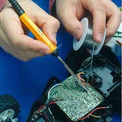 Manvi-8 in 1 Electrical Soldering/Welding Kit For Professional (25W Soldering Iron, Tweezer, Iron Stand, Soldering Paste, Soldering Wire, Desoldering Wick,Tester, Wire Cutter)