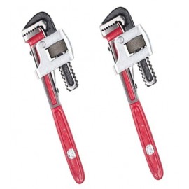 Manvi-Heavy Duty Pipe Wrench 14 Inch Set of 2 Pc