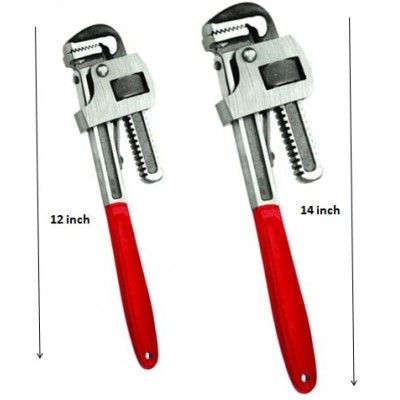 Manvi Pipe Socket Wrench Hand Tool Set Combo-12inch & 14inch