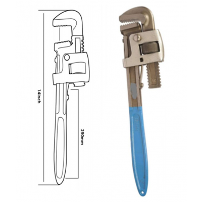 Manvi Pipe Wrench Set of 2 Pc