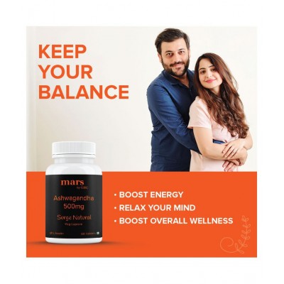 Mars by GHC Ashwagandha Capsule 60 no.s Pack Of 2