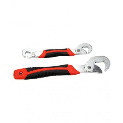 Mates Snap N Grip Steel Adjustable Wrench - Set of 2