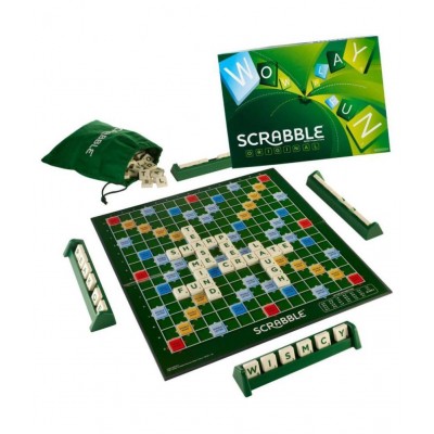 Mattel Scrabble Original - Brand Crossword Board Game