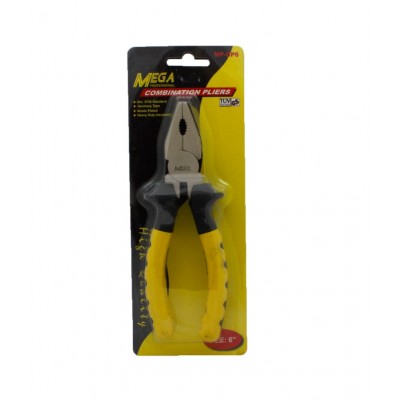 Mega MP-CP6 Iron Professional Combination Pliers - Yellow