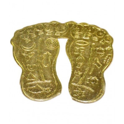 Metal Kuber Kunji Key + Lakshmi Charan Paduka