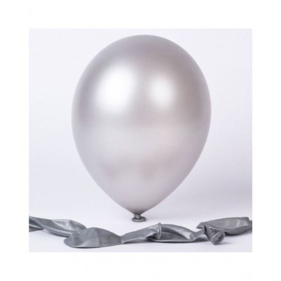 Metallic Balloons ( Purple&Silver) for decoration pack of 50