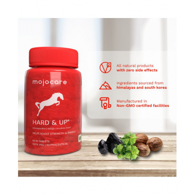 Mojocare Hard & Up Ashwagandha, L-Arginine 30Tab 1 gm Multivitamins Tablets Mojocare Hard & Up Ashwagandha, L-Arginine 30Tab 1 gm Multivitamins Tablets