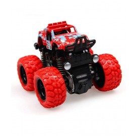 Monster Truck Toys for Kids Friction Powered Monster Truck Car Toy for Baby Push & Go Toys 4wd Monster Truck Pop It Fidget Combo Set for Boys & Girls (Monster Pack of 1)