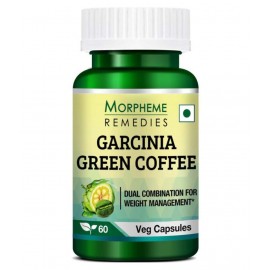 Morpheme Remedies Garcinia Green Coffee Bean Extract for Weight Management - 60 Veg Capsules