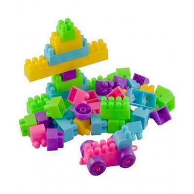 Multicolor Building Blocks Toy Building Bricks For Kids 40 Pcs