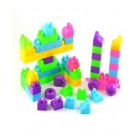 Multicolor Building Blocks Toy Building Bricks For Kids 40 Pcs