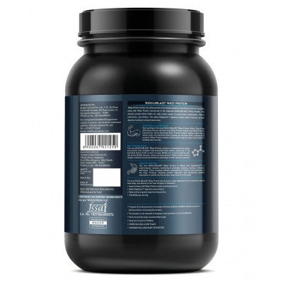 MuscleBlaze 100% Whey Protein, Ultra Premium Whey Blend (Cafe Mocha, 1 kg / 2.2 lb, 30 Servings)