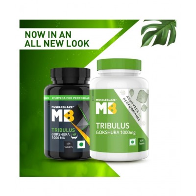MuscleBlaze Ayurveda For Performance, Tribulus 1000 mg, (60 Tablets)