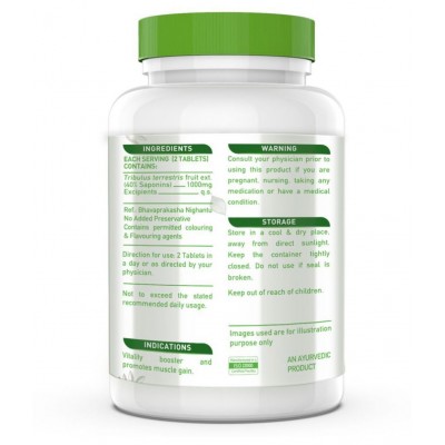 MuscleBlaze Ayurveda For Performance, Tribulus 1000 mg, (60 Tablets)