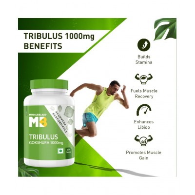 MuscleBlaze Ayurveda For Performance, Tribulus 1000 mg, (60 Tablets)