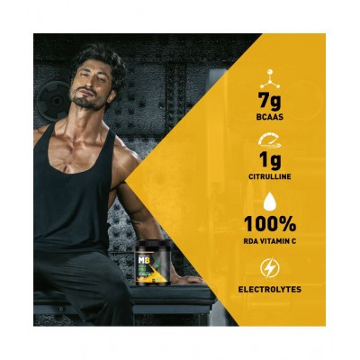 MuscleBlaze BCAA Pro, 7g Vegan BCAAs & 100% RDA of Vitamin C (Natural Orange, 250 g, 16 Servings)