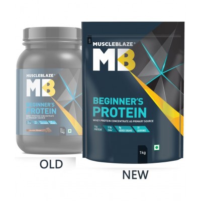 MuscleBlaze Beginners WheyProtein & Shaker 1 kg